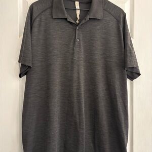 Men's Lululemon Gray Polo Shirt